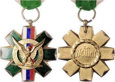 Verdienstauszeichnung des tschechoslowakischen Schützenverbandes, - Medaile a vyznamenání