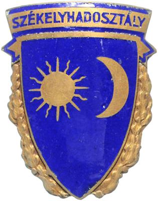 Abzeichen der ungarischen Freischaaren Division "Szekelyhadosztaly", - Řády a vyznamenání