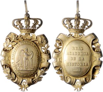 Dekoration für Mitglieder der königlichen Akademie für Geschichte, - Orden und Auszeichnungen