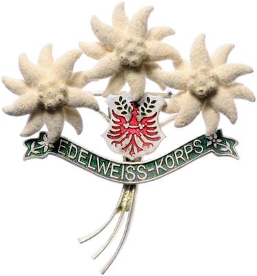 Edelweis - Korps, - Orden und Auszeichnungen