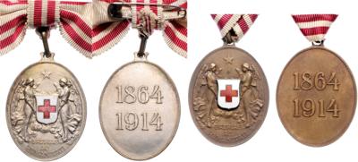 Ehrenmedaille vom Roten Kreuz, - Řády a vyznamenání