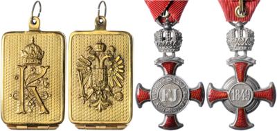 Erkennungskapsel für Offiziere, - Řády a vyznamenání