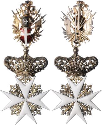 Halskreuz der Ehren - und Devotionsritter, - Orden und Auszeichnungen