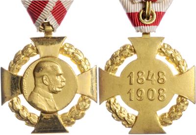 Jubiläums - Erinnerungskreuz 1908, - Orden und Auszeichnungen