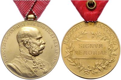 Jubiläums - Erinnerungsmedaille 1898, - Orden und Auszeichnungen