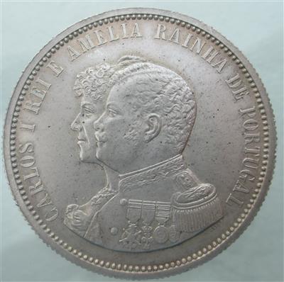 Portugal, Karl I. 1889-1908 - Münzen und Medaillen