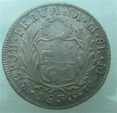 Peru, Republik 1822- - Monete, medaglie