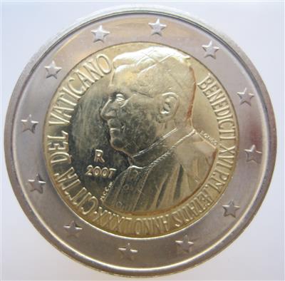 Vatikan, Papst Benedikt XVI. 2005-2013 - Mince a medaile