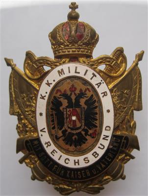 K. K. Militär V. Reichsbund - Mince a medaile