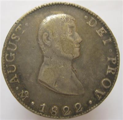 Mexiko, Augustin Iturbide I. 1822-1823 - Mince a medaile