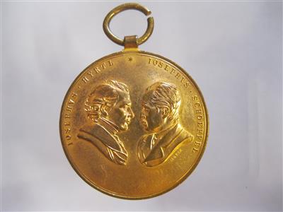 Mödling/ Errichtung des Hyrtl'schen Waisenhauser - Coins and medals
