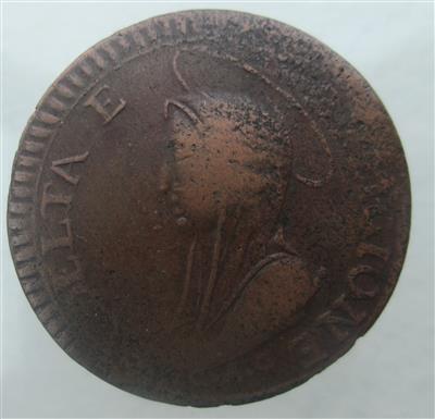 Vatikan, Österreichische Besatzung von Ronciglione Dezember 1799 bis 25 Juni 1800 - Mince a medaile