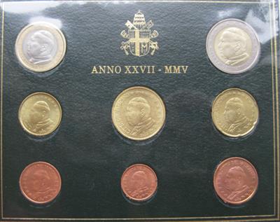 Vatikan, Papst Benedikt XVI. 2005-2013 - Monete e medaglie
