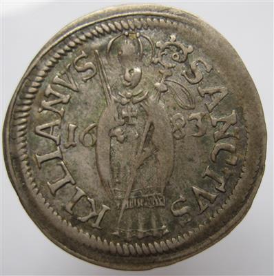 Würzburg, Konrad Wilhelm von Wertnau 1683-1684 - Münzen und Medaillen