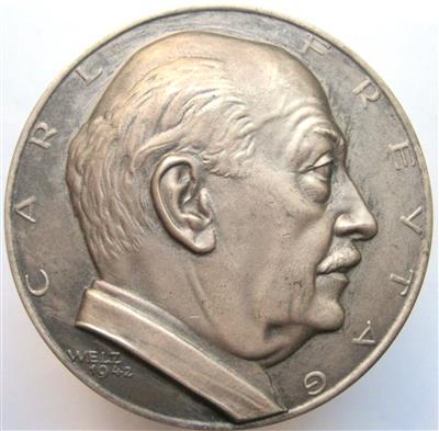 Numismatiker auf Medaillen - Monete e medaglie