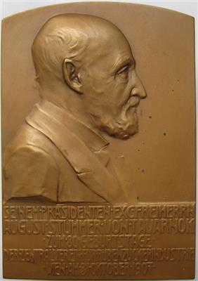 August Stummer Freiherr von Tavarnok - Mince a medaile