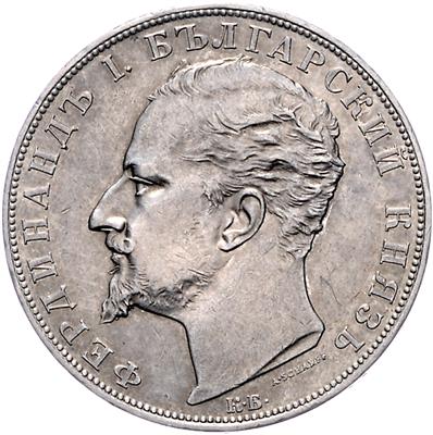 BULGARIEN, Ferdinand I. 1887-1918 - Mince a medaile