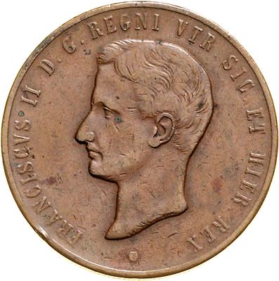 Beider Sizilien, Francesco II. 1859-1860 - Mince a medaile
