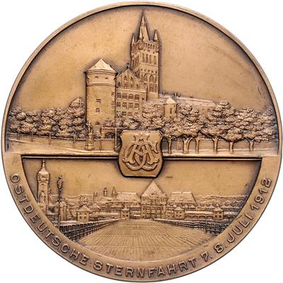 Ostdeutsche Sternfahrt des OAC oder ACO 7.8. Juli 1912 - Coins and medals