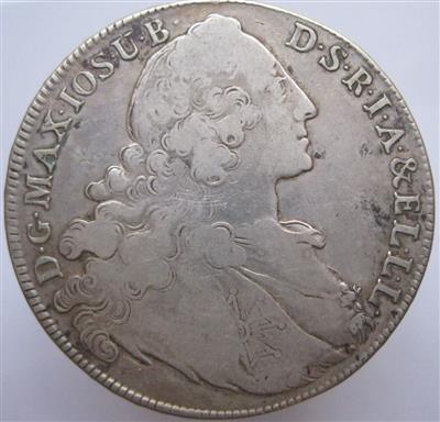Bayern, Maximilian III. Josef 1745-1777 - Mince a medaile