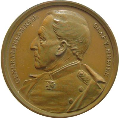 Generalfeldmarschall Helmuth Graf von Moltke - Münzen und Medaillen