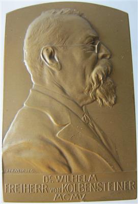 Dr. Wilhelm Freiherr von Kolbensteiner - Monete e medaglie