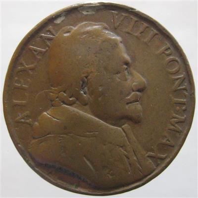 Papst Alexander VIII. 1689-1691 - Monete e medaglie