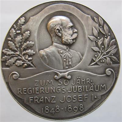 Errichtung des Habsburg Hauses auf der Raxalpe am 23. September 1899 - Monete e medaglie