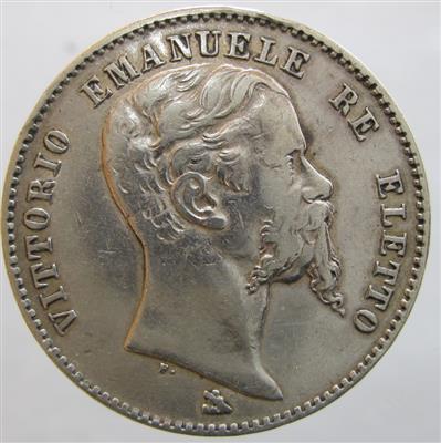 Italien, Vittorio Emanuele II. 1849-1878 - Mince a medaile