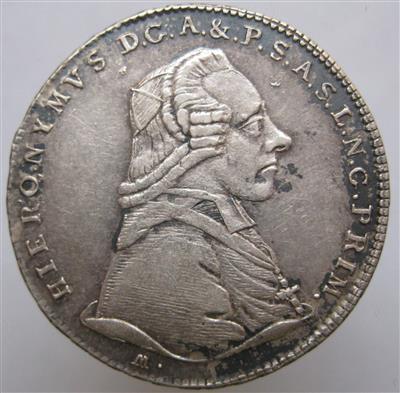 Salzburg, Hieronymus Graf Colloredo 1772-1803 - Monete e medaglie