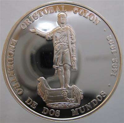 500 Jahre Entdeckung Amerikas 1492-1992- Venezuela - Münzen und Medaillen