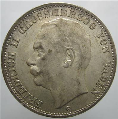Baden, Friedrich II. 1907-1918 - Monete