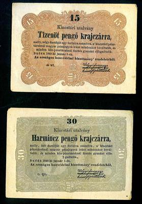 Schatzanweisung 1849 Buda/ Ungarische Reichshälfte - Mince