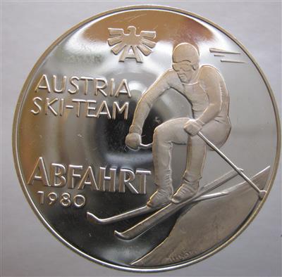 75 Jahre Österreichischer Skiverband - Münzen