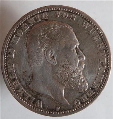 Württemberg, Wilhelm II. 1891-1918 - Münzen