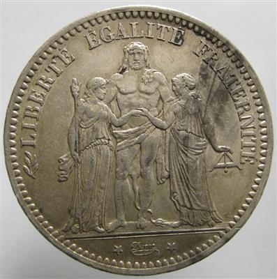 Frankreich, 3. Republik 1871-1940 - Münzen