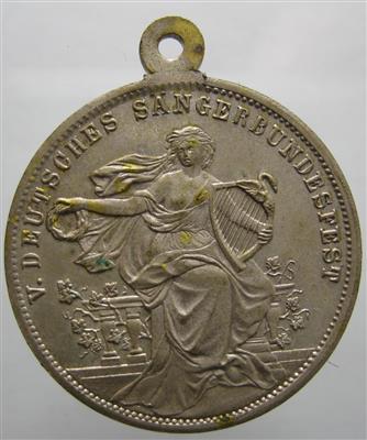 Stuttgart- V. Deutsches Sängerbundfest 1896 - Monete