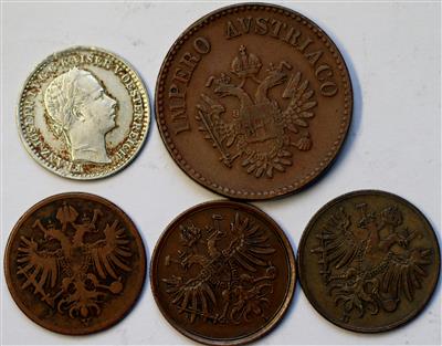 Franz Josef I.- Lombardei - Münzen