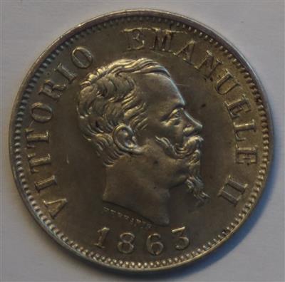 Italien, Vittorio Emanuele II. 1861-1878 - Coins