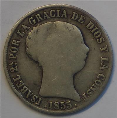Spanien, Isabella II. 1833-1868 - Monete