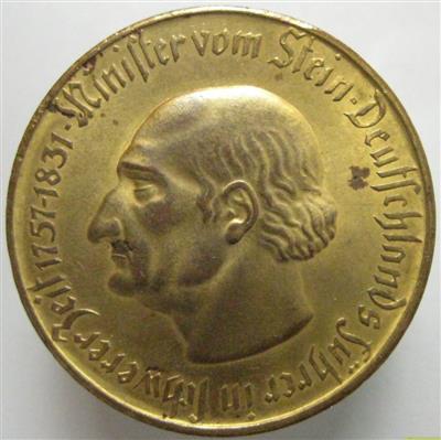 Westfalen, Minister vom und zum Stein - Coins