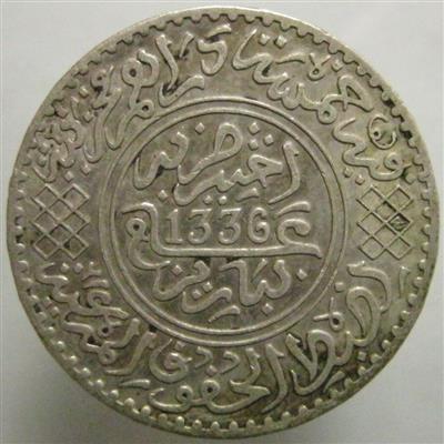 Marokko, Yusuf AH 1330-1346 (1912-1927) - Monete