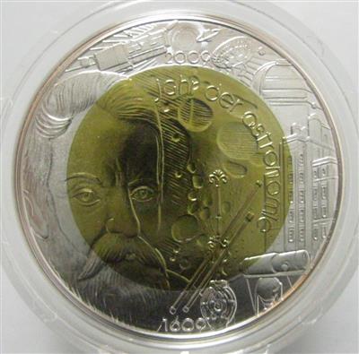 Bimetall Niobmünze Jahr der Astronomie - Coins