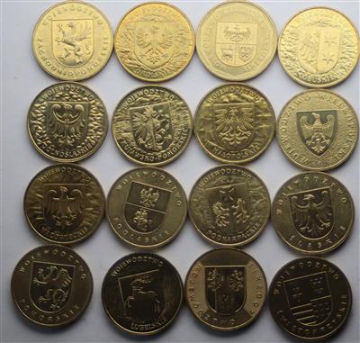 Polen- Wappen der Provinzen - Münzen