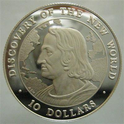 500 Jahre Entdeckung Amerikas- Bahamas - Münzen