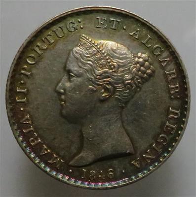 Portugal, Maria II. 1834-1853 - Münzen