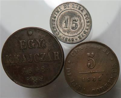 Revolution 1848/1859 - Münzen