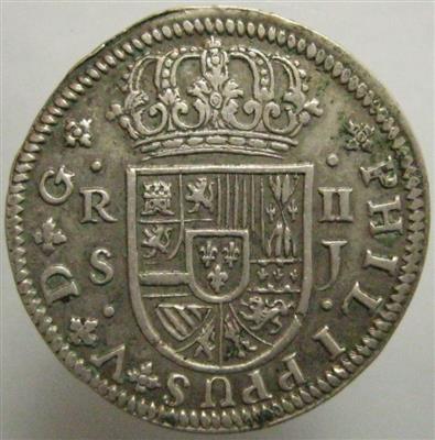 Spanien, Philipp V. 1700-1721 - Münzen