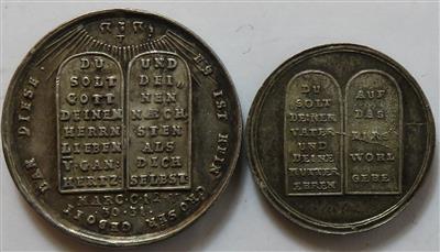 10 Gebote (2 Stk. AR) - Münzen