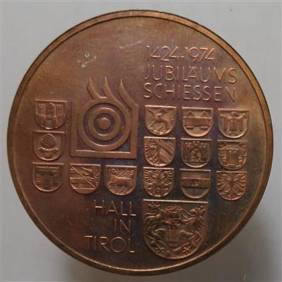 Hall in Tiro 1424-1974 - Münzen